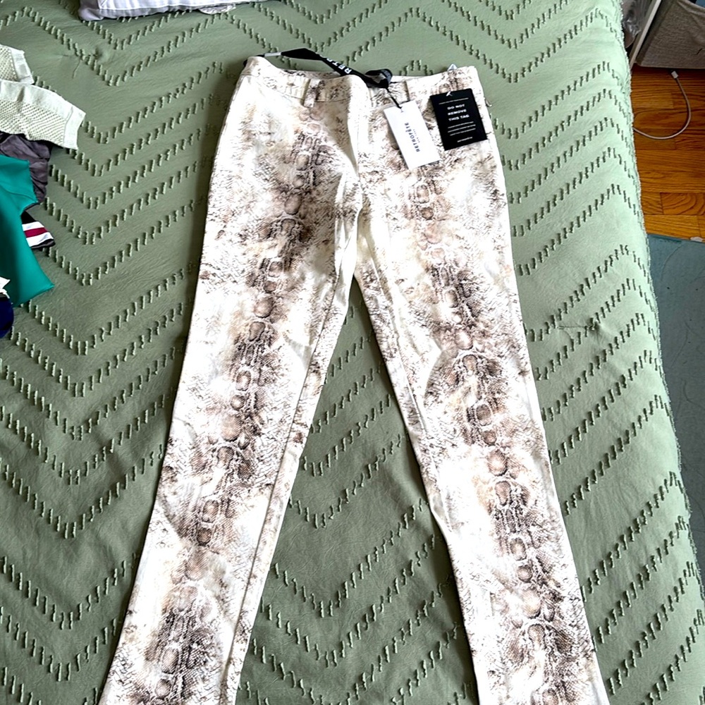 Retrofête Hunter Skinny Pants/Snake/Size 25